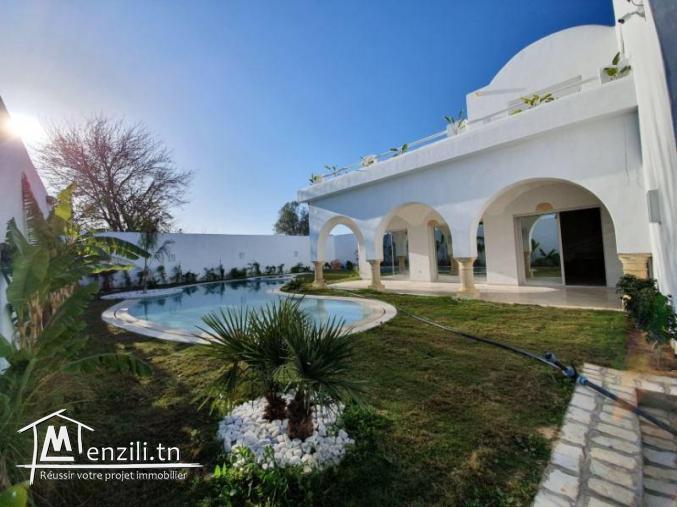 Villa style arabesque et modrene à Hammamet zone chraf