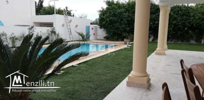 une belle villa de standing à résidence jannet hammamet nord