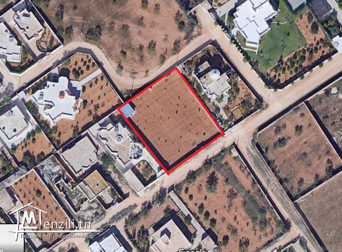 terrain 1100m² route afran