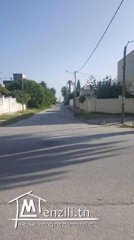 Terrain 1292m2 à Ezzahra direct particulier