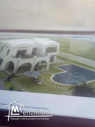 villa à menchar hammamet sud 850md