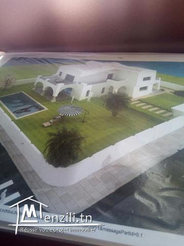 villa à menchar hammamet sud 850md