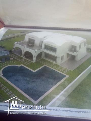 villa à menchar hammamet sud 850md