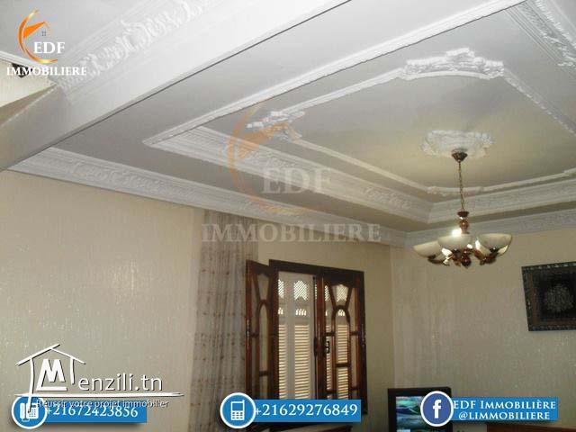 Réf 5009 : Un Bel Duplexe de 3 pièces à cité al andaloss Bizerte