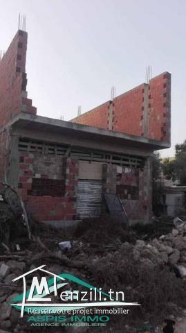 maison inachevée 103 m² à cité el ksiba Kelibia