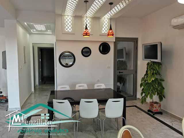 VT434:Maison haute standing pieds dans l’eau à plage Dar Allouche