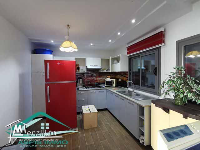 VT434:Maison haute standing pieds dans l’eau à plage Dar Allouche