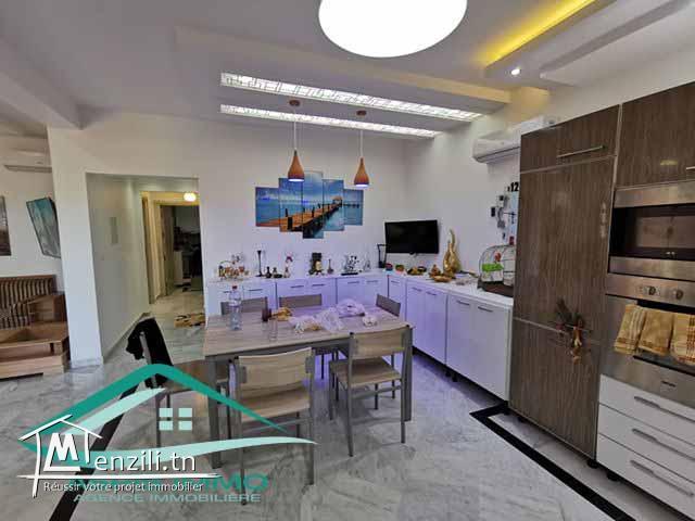 VT434:Maison haute standing pieds dans l’eau à plage Dar Allouche