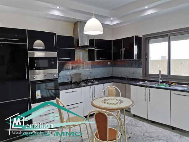 VT434:Maison haute standing pieds dans l’eau à plage Dar Allouche