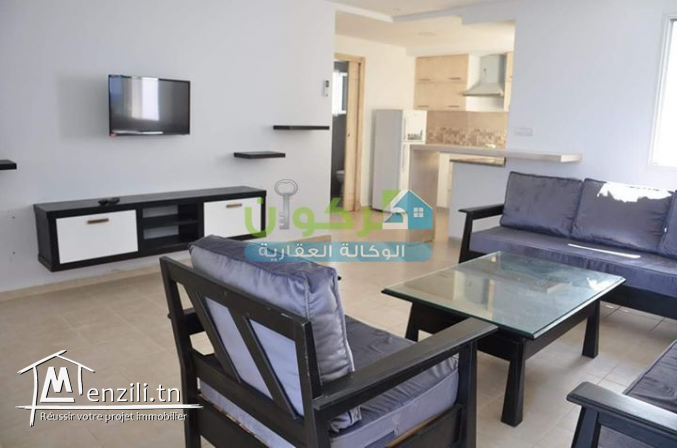 studio avec une belle vue sur mer