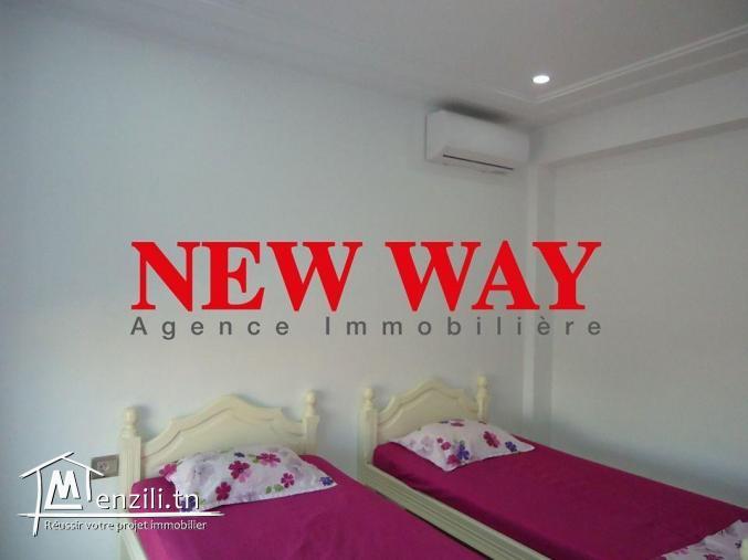 Appartement (s+2) à chatt mariem prés de la mer avec place de parking