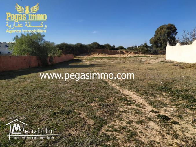 A vendre un lot bien localisé dans la zone touristique Djerba / zone urbaine