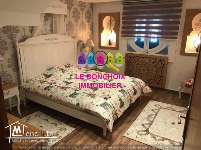 Duplex S+1 Vue Mer Meublé A Louer A Chatt Meriem - Sousse