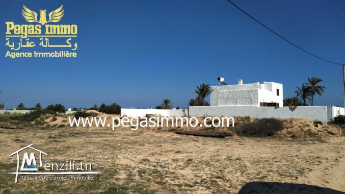 A vendre un terrain à Tizdayine Djerba 600m²