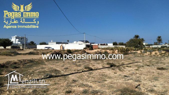 A vendre un terrain à Tizdayine Djerba 600m²