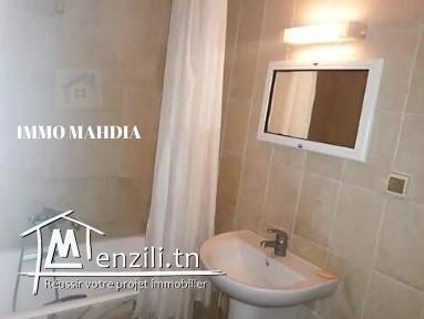 un appartement Haut standing meublé en "S+2" situé à Zone Touristique de Mahdia .