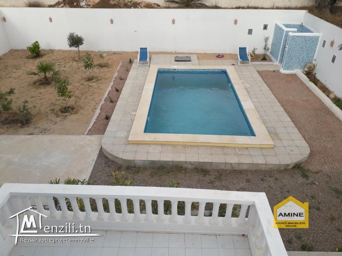 Villa avec piscine privée sans vis-à-vis à Djerba Midoun proche de la mer