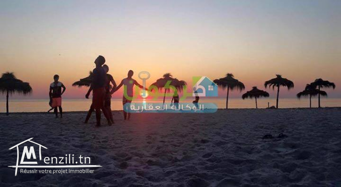 résidence pied dans l'eau à plage hammame ghzeze