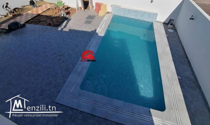 VENTE VILLA NEUVE AVEC PISCINE A ARKOU DJERBA