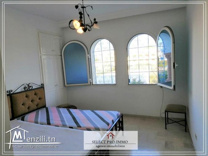 A louer S+2 meublé à Hammamet Nord - OG217
