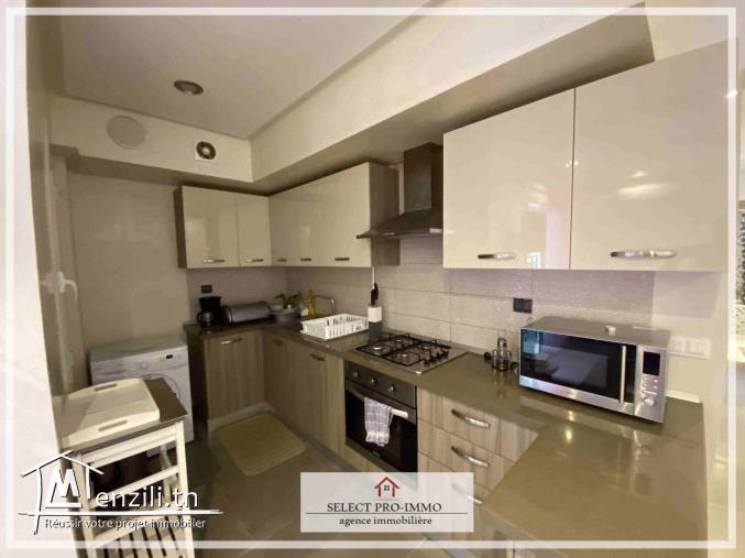 A louer S+2 meublé avec jardin à AFH Mrezga - KK174