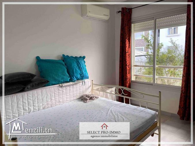 A louer S+2 meublé avec jardin à AFH Mrezga - KK174