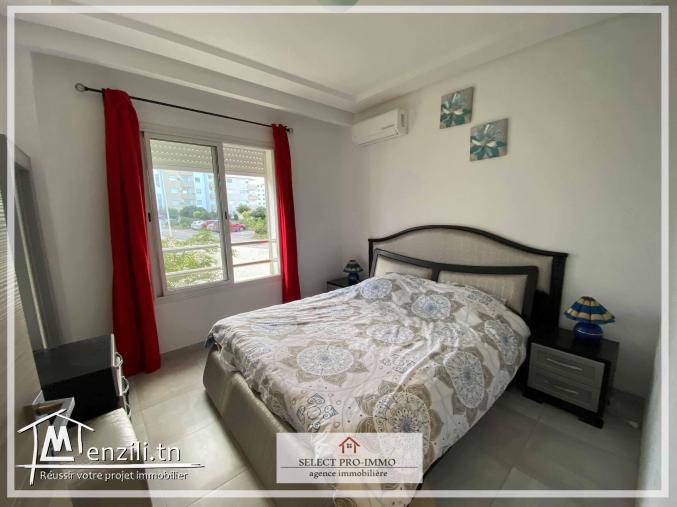 A louer S+2 meublé avec jardin à AFH Mrezga - KK174