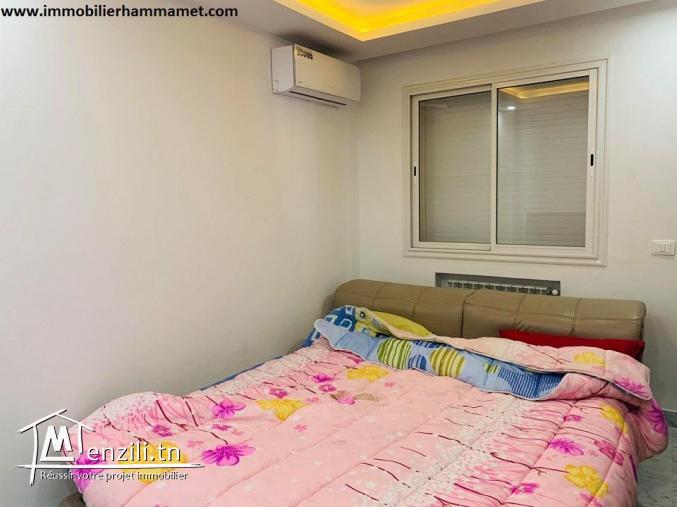 Un étage de villa et un garage à Hammamet