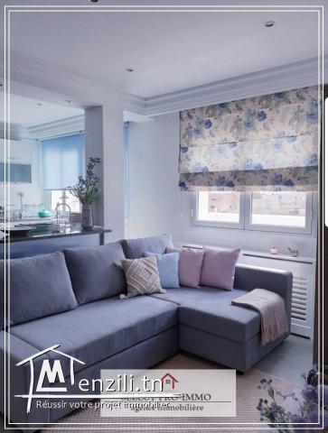 A vendre s+2 meublé à Lido à Dar chabaine - KK177