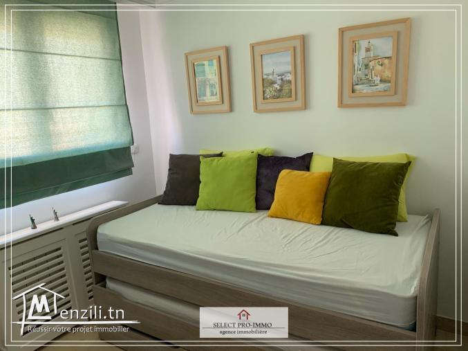 A vendre s+2 meublé à Lido à Dar chabaine - KK177