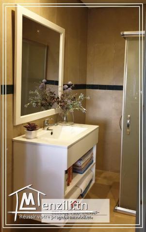 A vendre s+2 meublé à Lido à Dar chabaine - KK177