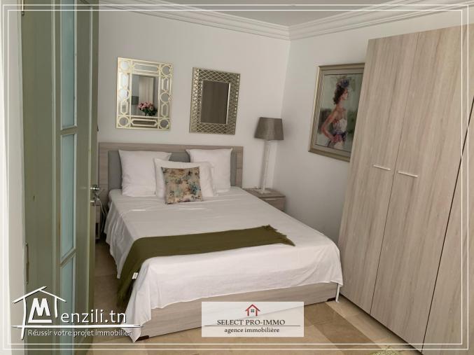 A vendre s+2 meublé à Lido à Dar chabaine - KK177