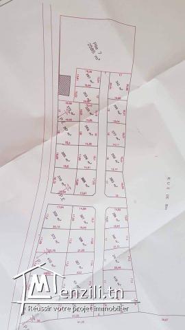 Vente lot terrain à partir de 300m² , les papiers sont en règle