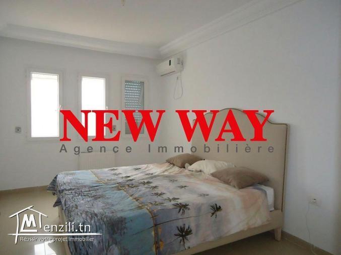 Appartement (S+3) à chatt mariem pied dans l'eau