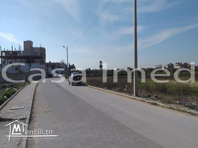 terrain 283 m2 à la soukra