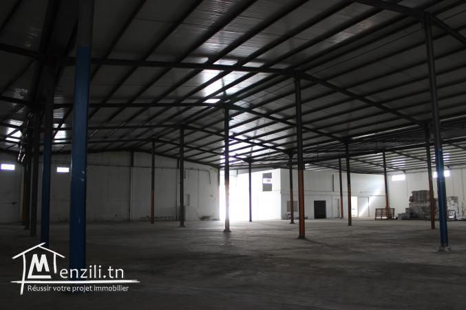 LOCATION ENTREPÔT 3500 M² A RADES