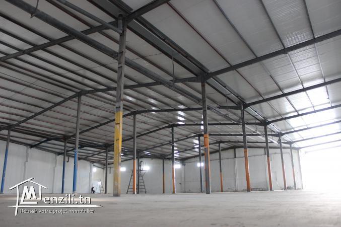 LOCATION ENTREPÔT 3500 M² A RADES