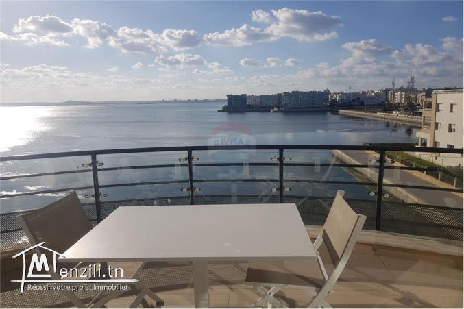 A louer s+2 spacieux meublé front Lac