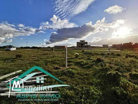 terrain d'habitation 238 m² à 1 km de plage  kerkouan