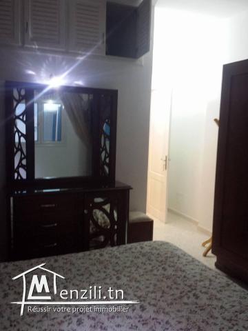 En location 1er étage d'une villa S+2  