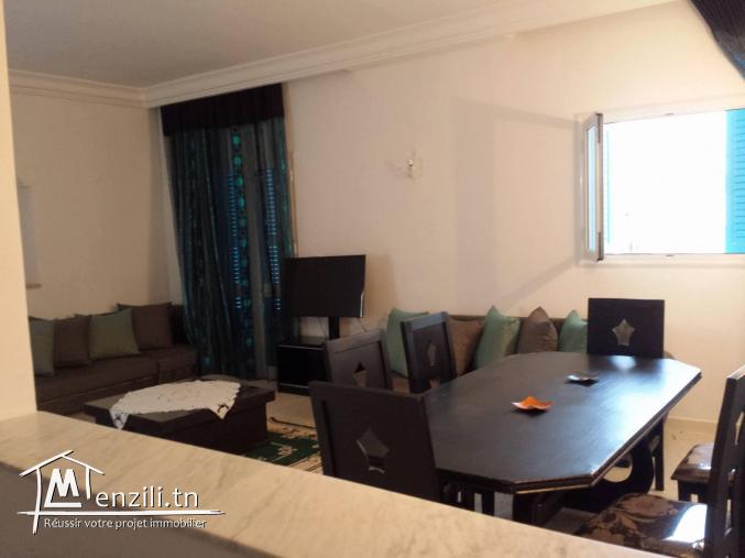 En location 1er étage d'une villa S+2  