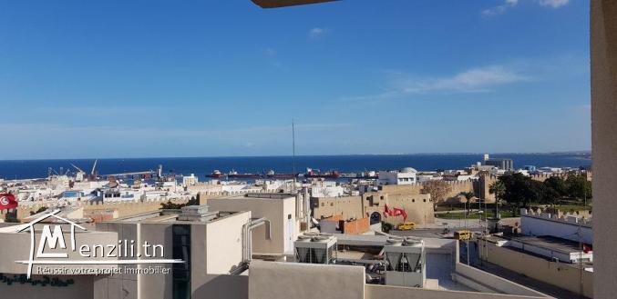 Appartement de très haut standing avec une très belle vue sur Mer à cité la caserne