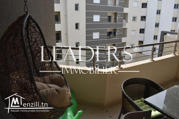 un  appartement de style S+1, en 4éme étage à AFH Mrezga Hammamet.Prix : 220MD +216 27 246 317