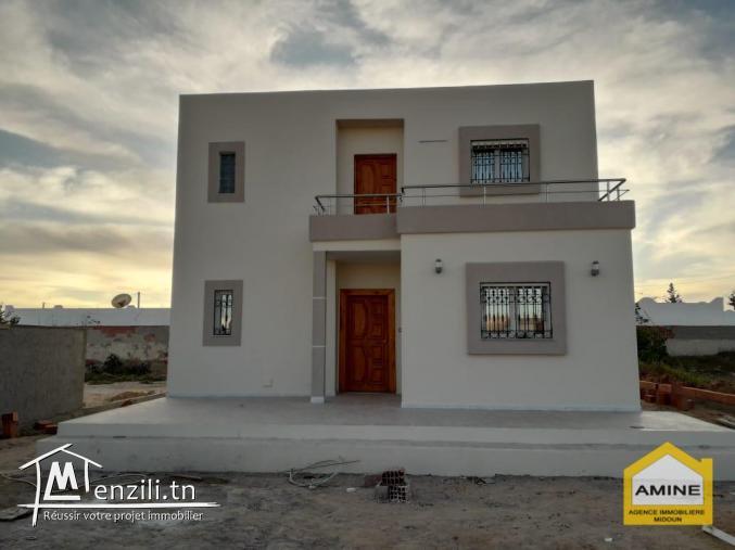 A vendre villa récente titre bleu à Djerba Midoun