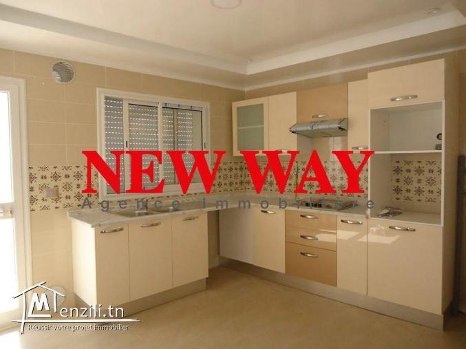 Appartement (s+2) à hammem sousse, au rez de chaussée jamais habité