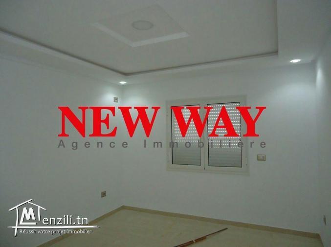Appartement (s+2) à hammem sousse, au rez de chaussée jamais habité
