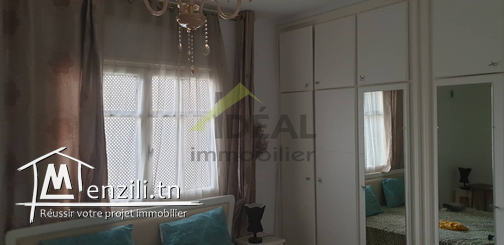 Un appartement S+3 richement meublé à El Menzah 8