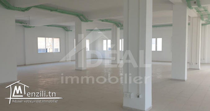 A Louer Bureau Open Space de 730 m2 au Lac 3