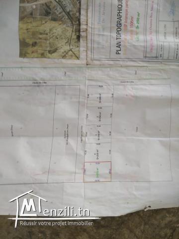 À Vendre Un Terrain De 1506m² À Cité Chaker, Borj Ettouil