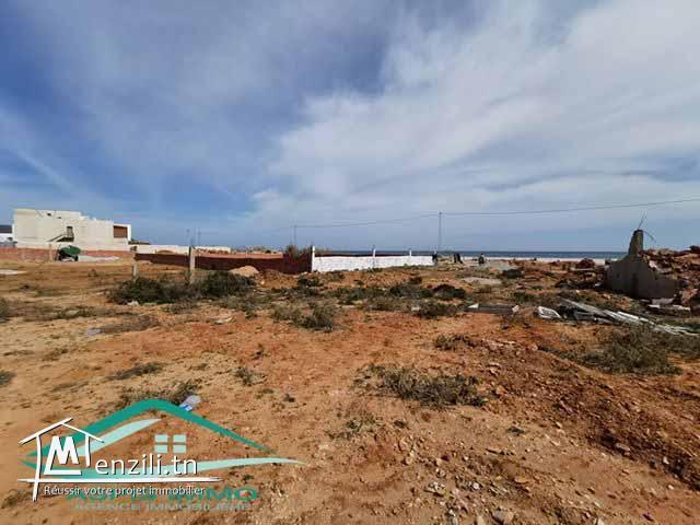 terrain d'habitation 420 m² à 50 mètres de plage chraf el hawaria